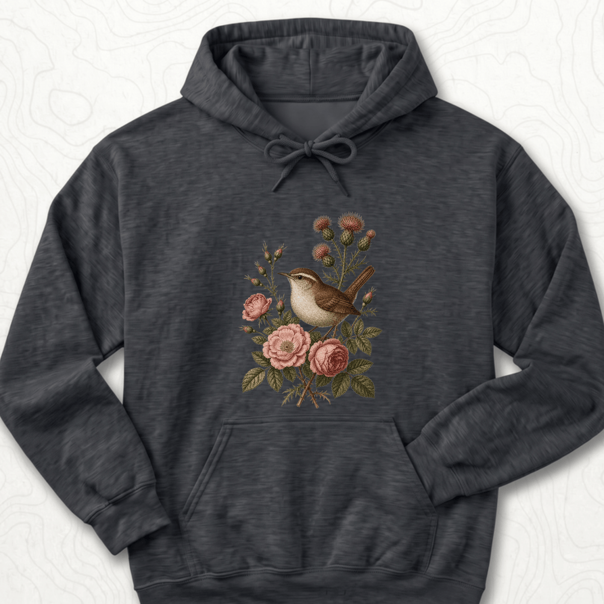 Floral Bird Hoodie