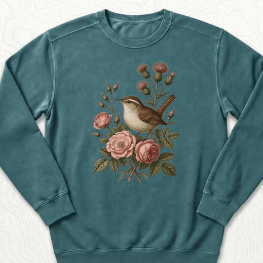 Floral Bird Sweatshirt