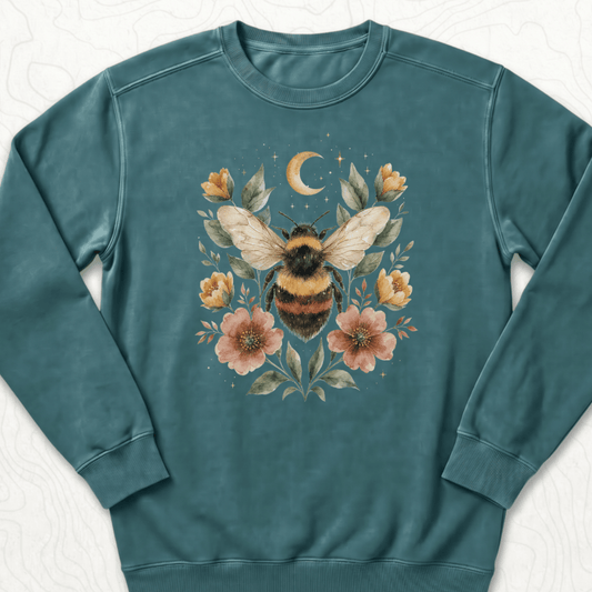 Floral Bumblebee Sweatshirt