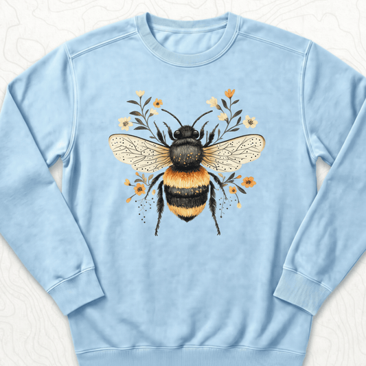 Floral Bumblebee Sweatshirt