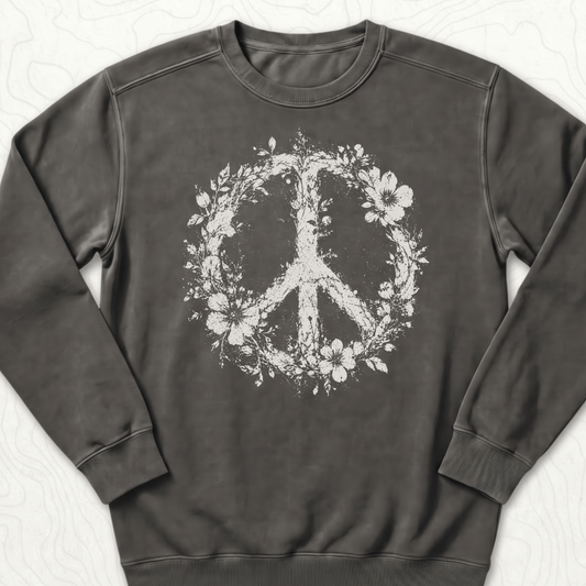 Floral Peace Sweatshirt