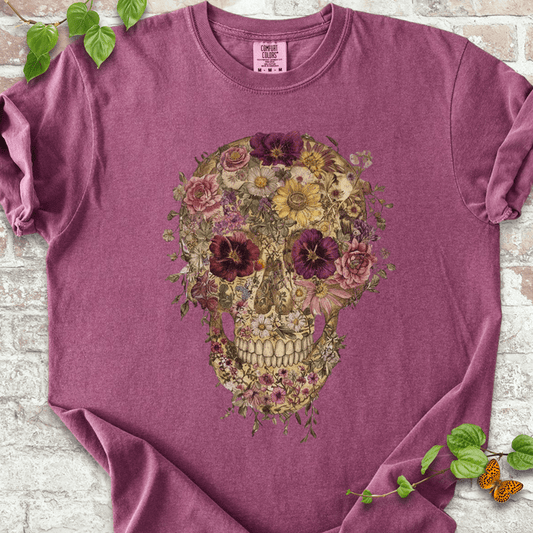 Floral Skull T-shirt