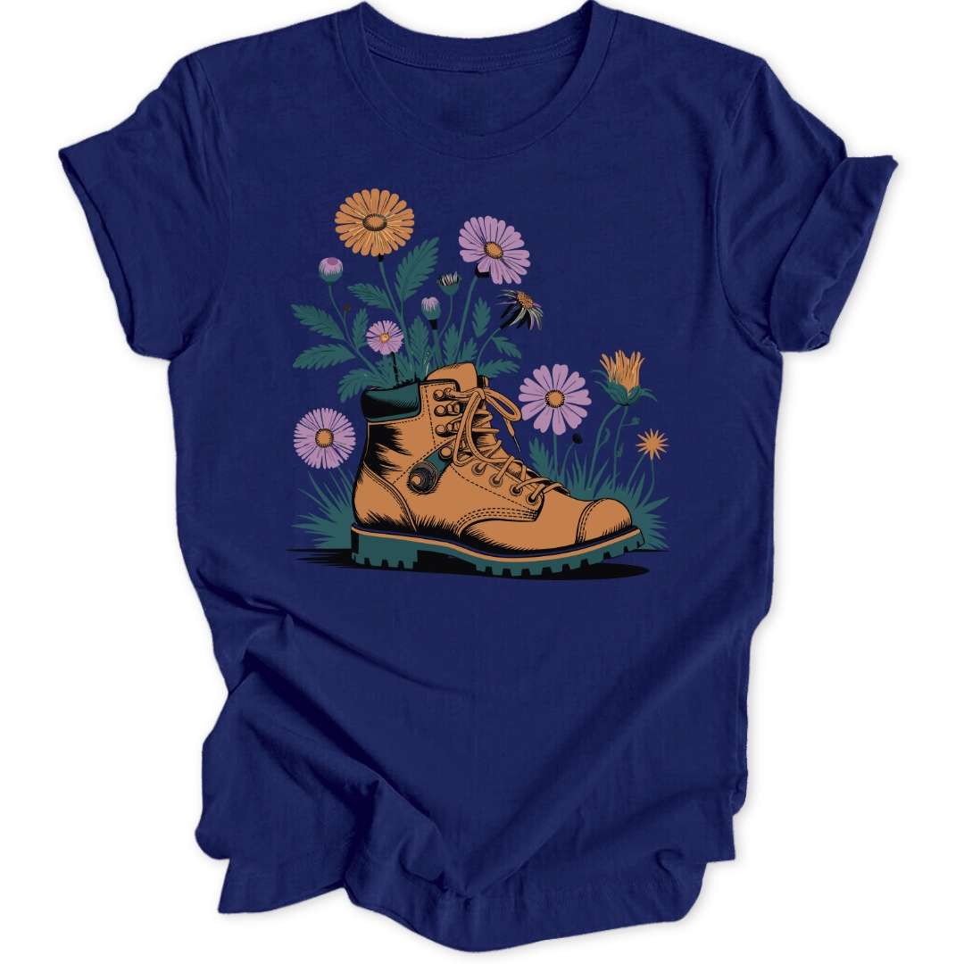 Flower Boot Unisex T-Shirt