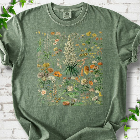 Flower Botanical Chart T-Shirt
