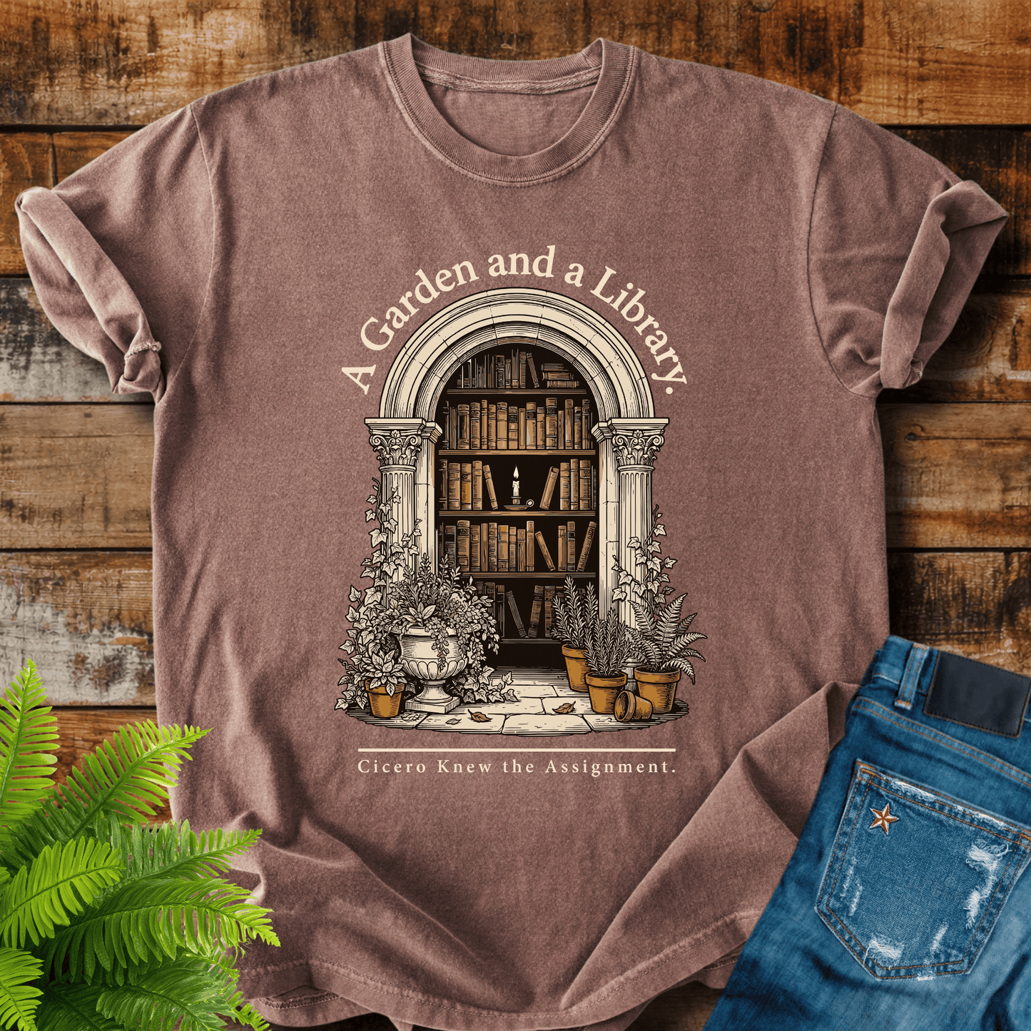 Garden Library T-shirt