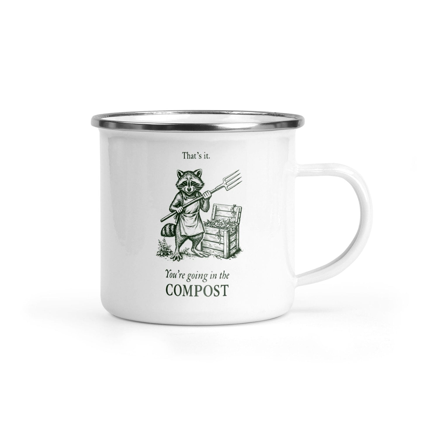 Going in the Compost Camping Mug