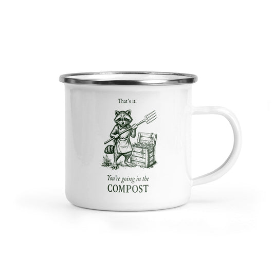 Going in the Compost Camping Mug