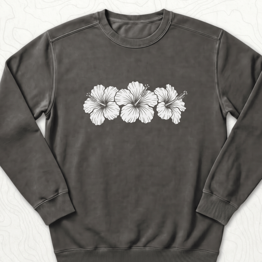 Hibiscus Flowers Sweatshirt
