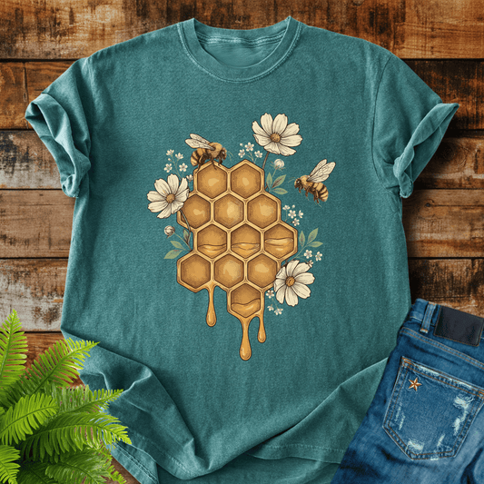 Honeycomb Bees T-shirt