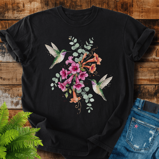 Hummingbird Bouquet T-shirt