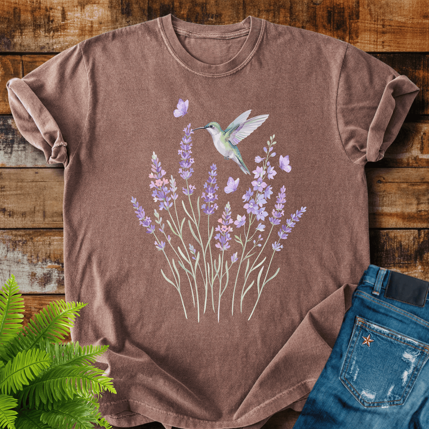 Hummingbird Lavender T-shirt