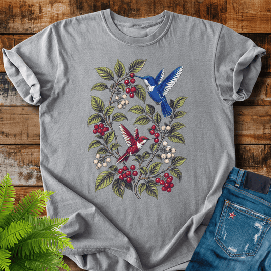 Hummingbird Wreath T-shirt