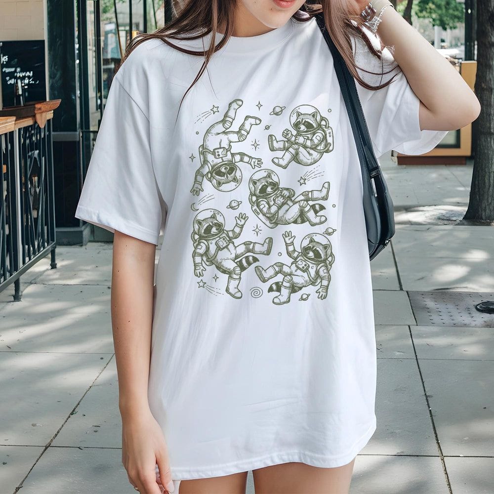 Raccoon Astronaut T-shirt