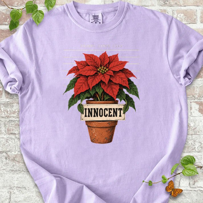 Innocent Poinsettia Mugshot T-Shirt in Orchid – PlotlyGarden