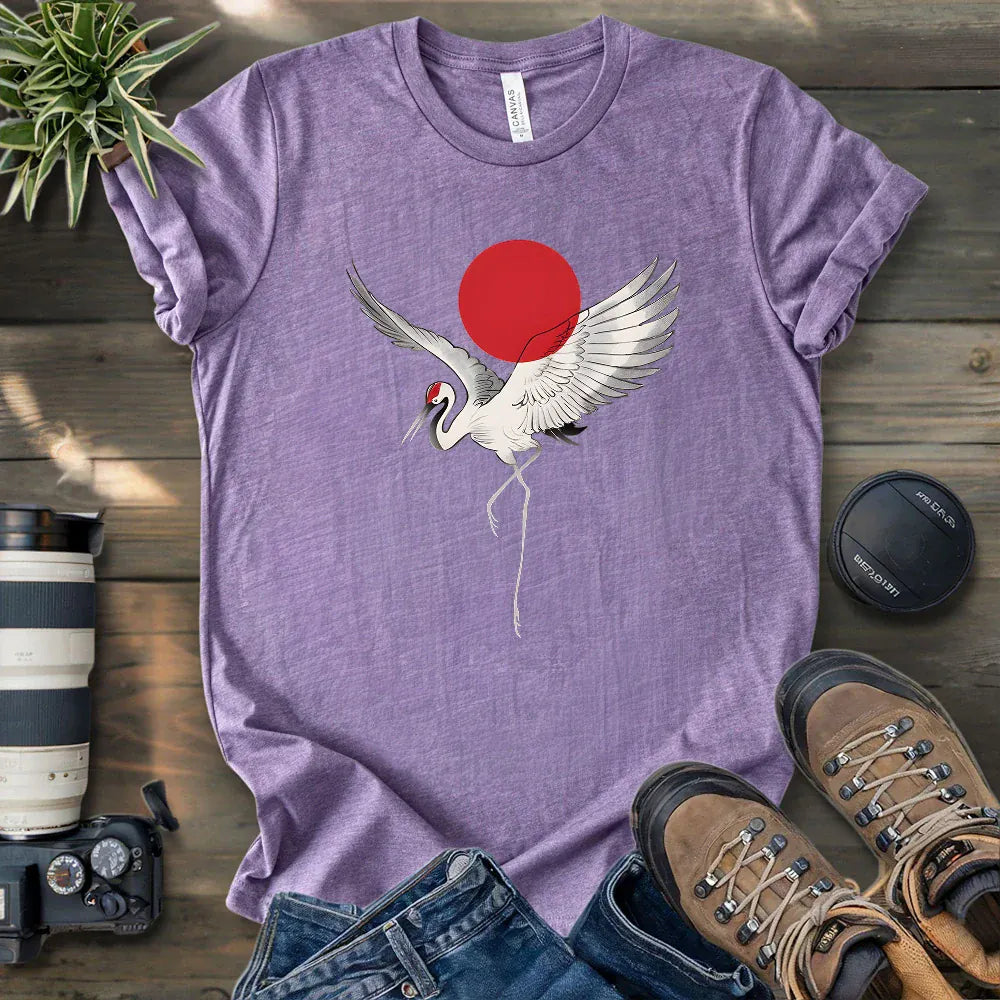 Japan Sun Crane T-shirt