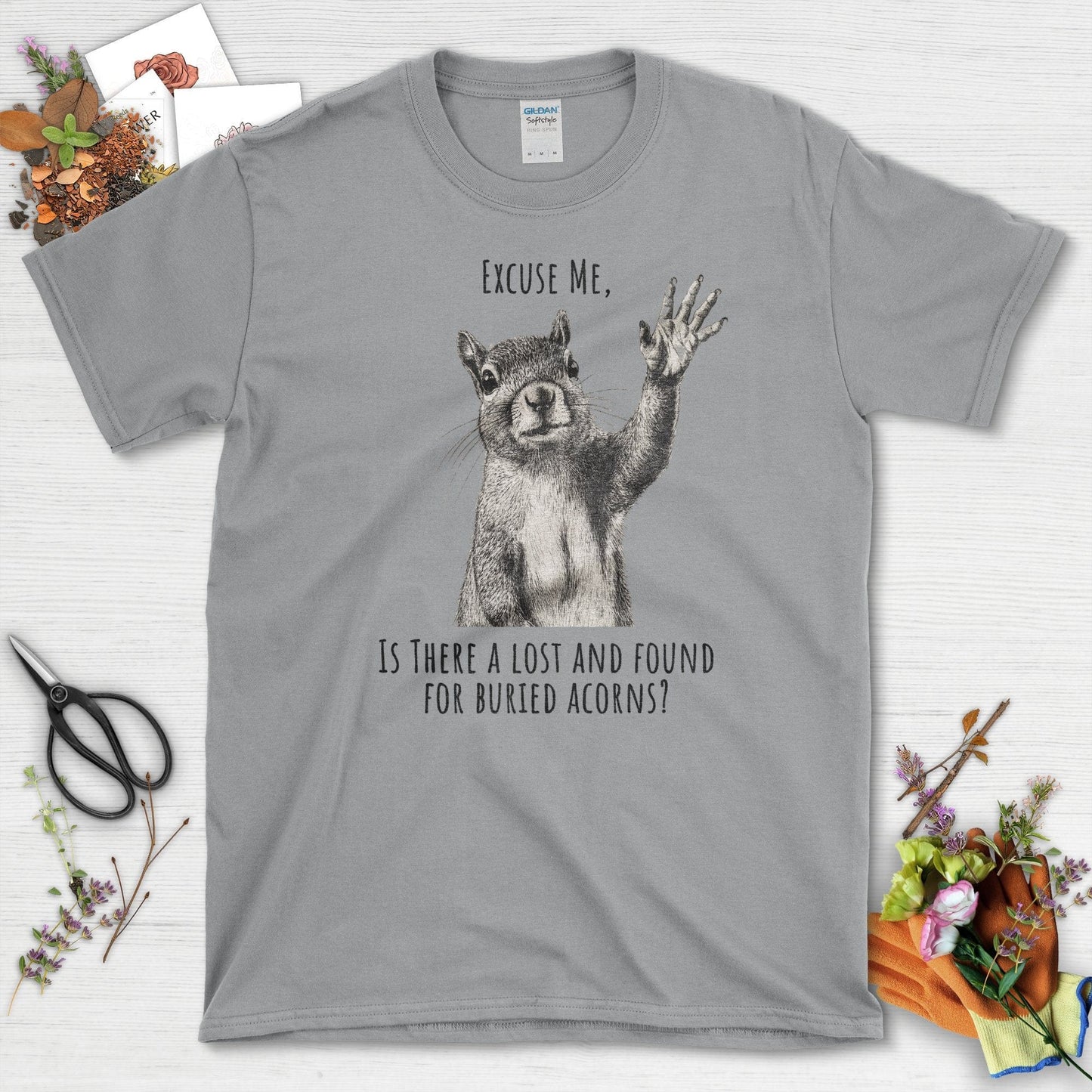 Lost and Found Squirrel T-Shirt