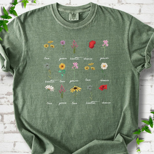 Love Peace Heath Chance Power T-Shirt