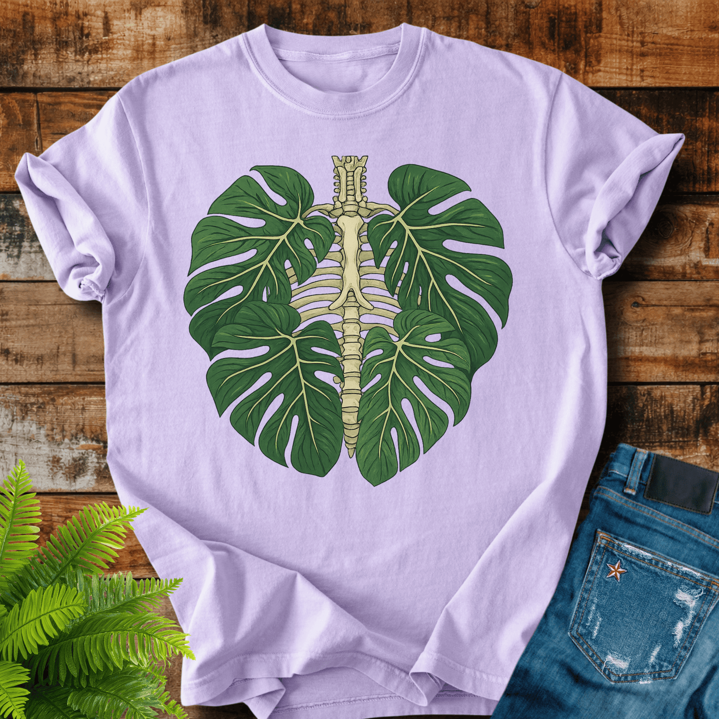 Monstera Ribcage T-shirt