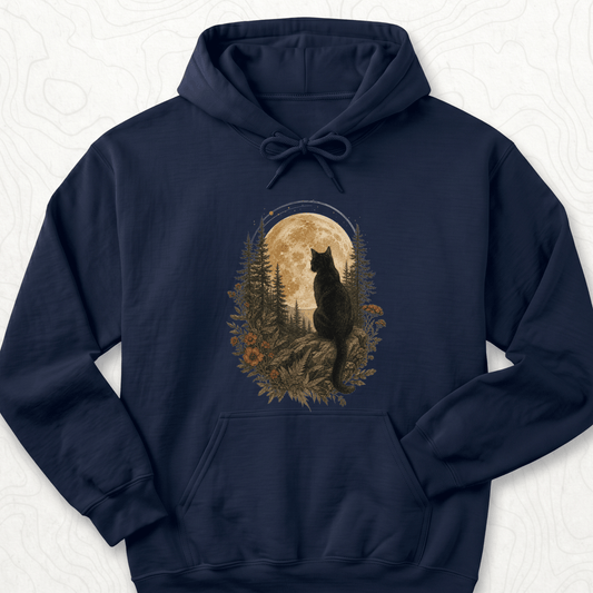 Moonlit Cat Hoodie