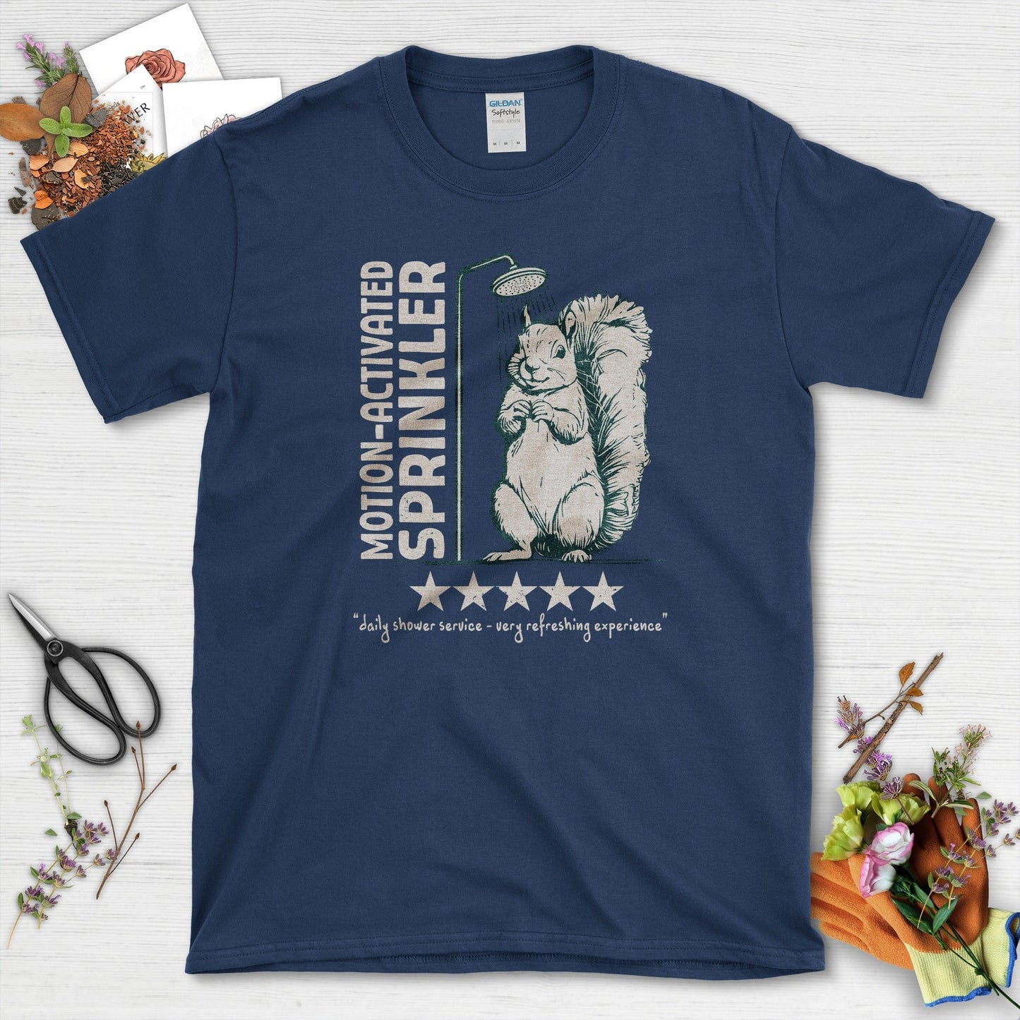 Motion Activated Sprinkler Squirrel T-Shirt