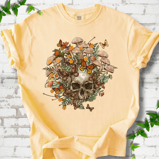 Mushroom and Skull T-Shirt