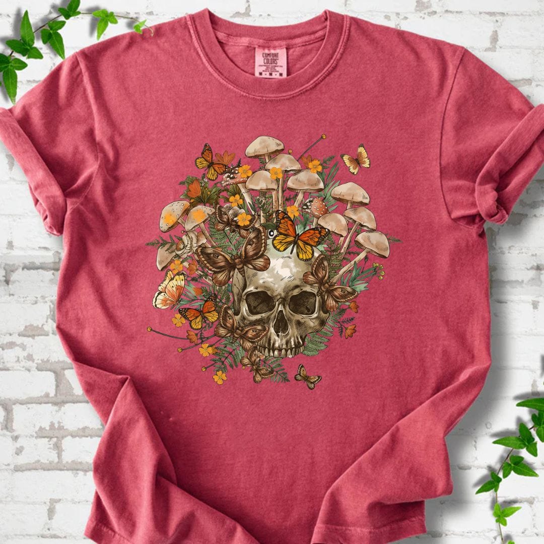 Mushroom and Skull T-Shirt