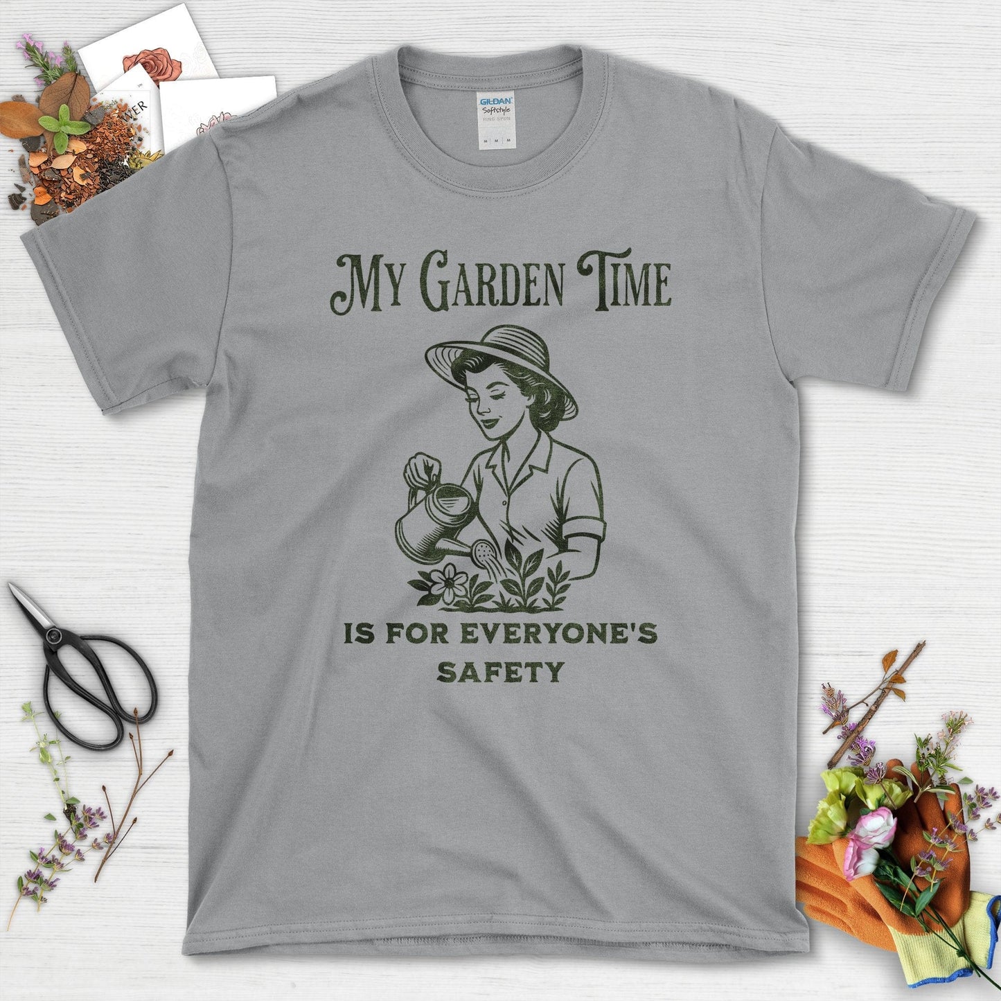 My Garden Time For Safety T-Shirt
