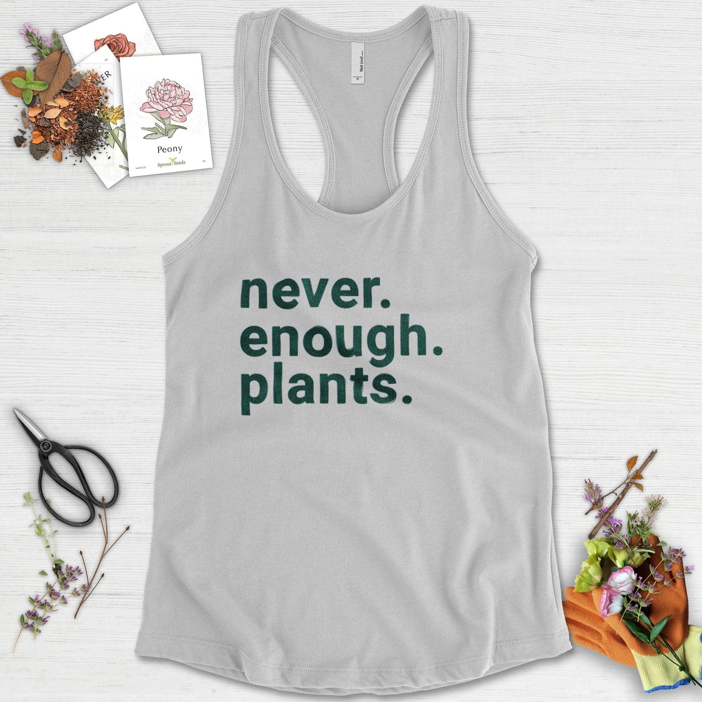 Never Enough Plants Racerback