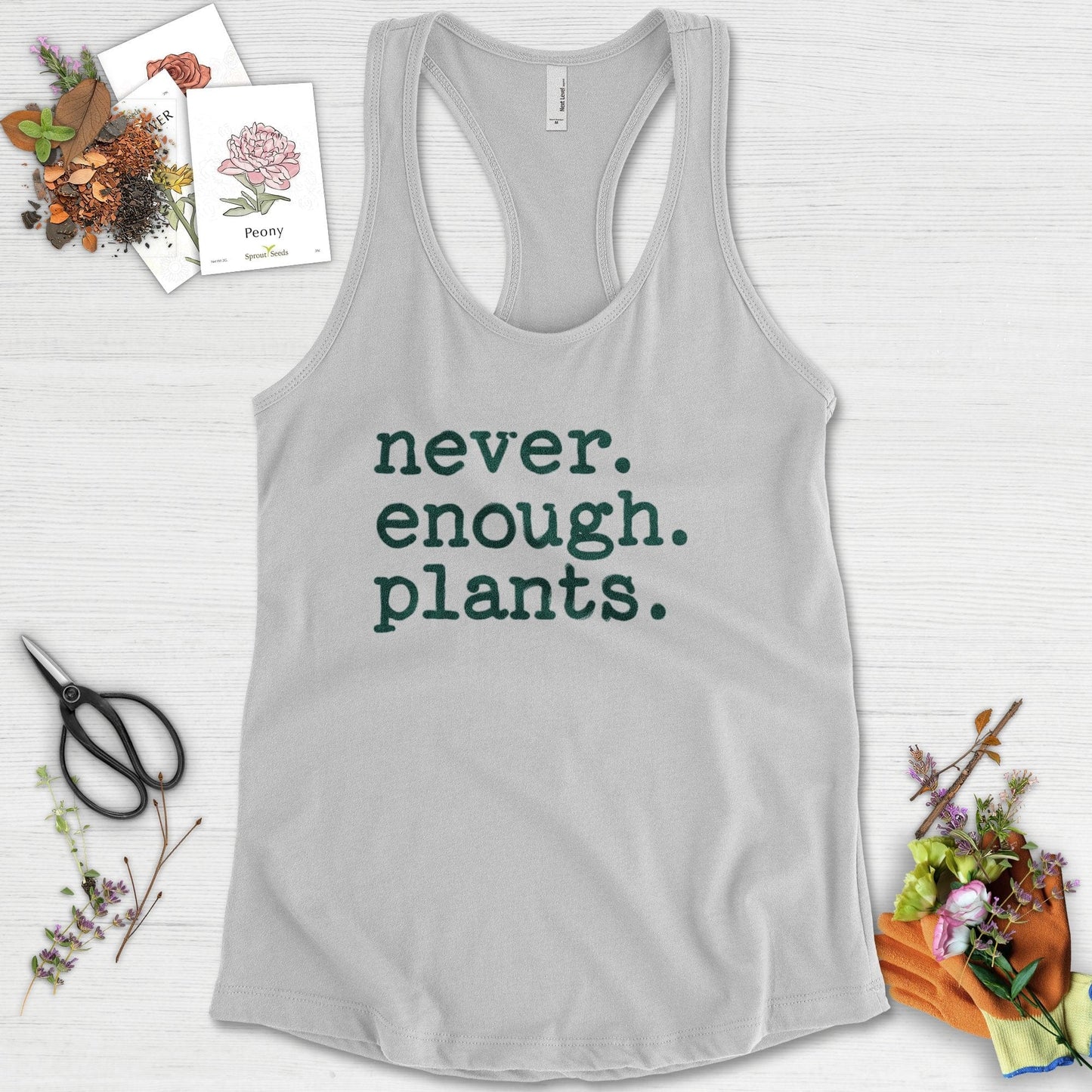 Never Enough Plants Racerback