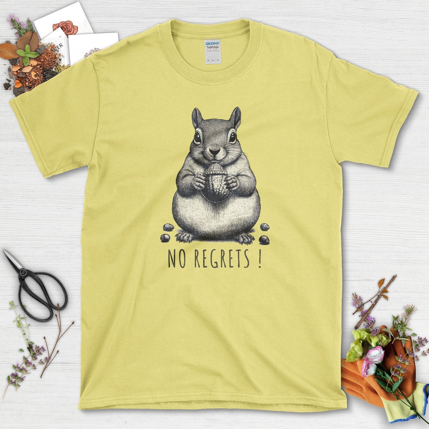 No Regrets Squirrel T-Shirt