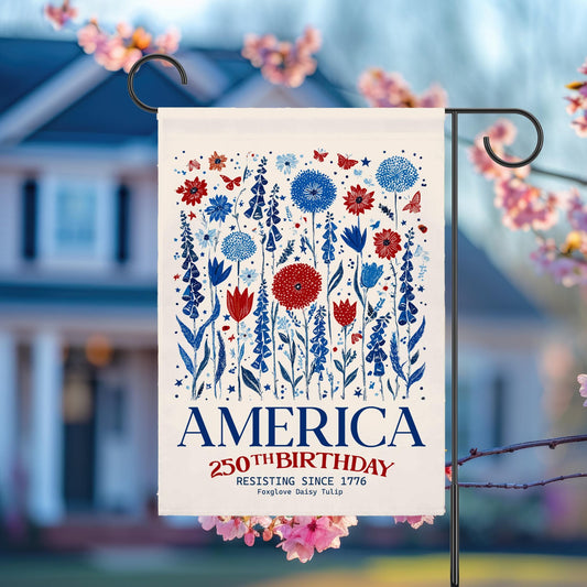 Patriotic USA Garden Flag