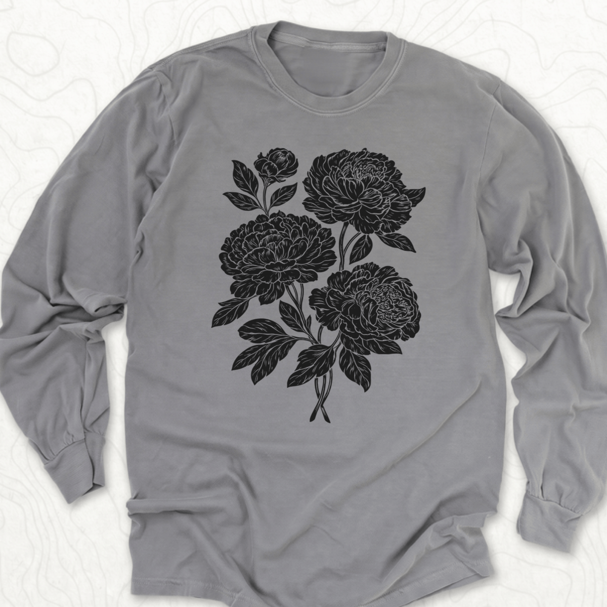 Peony Bouquet LS T-shirt