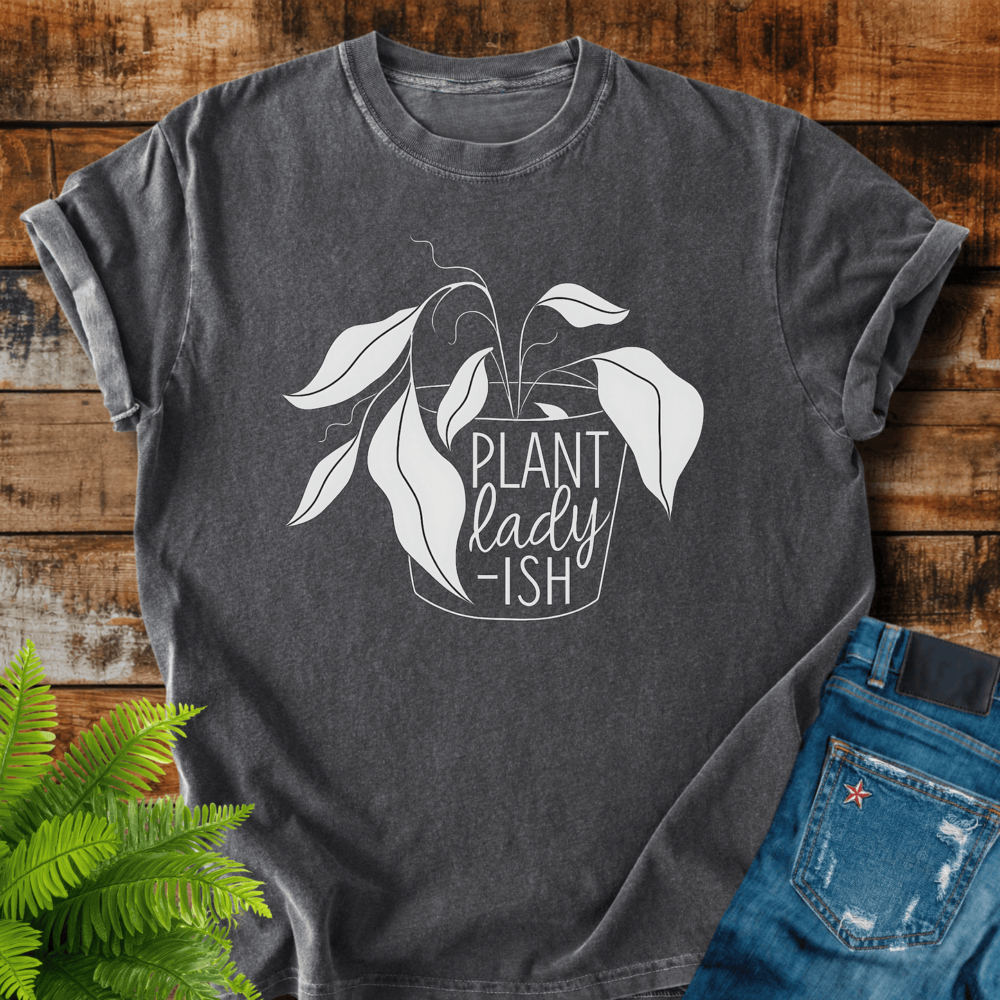 Plant Ladyish T-shirt
