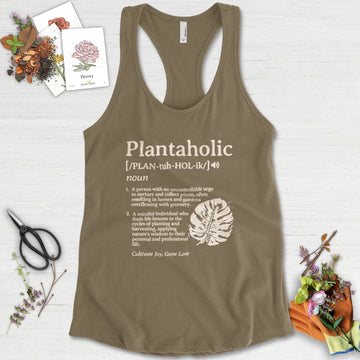 Plantaholic Definition Racerback
