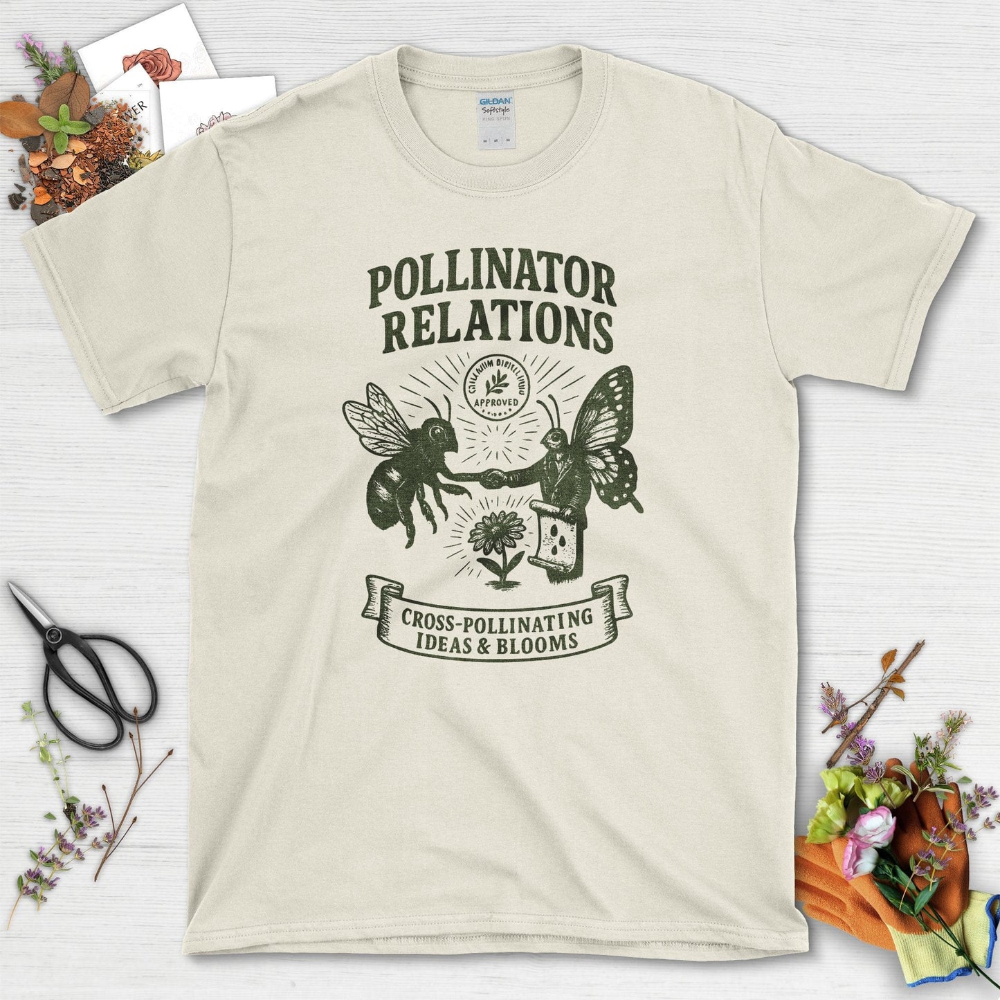 Pollinator Relations Cross-Pollinating T-Shirt