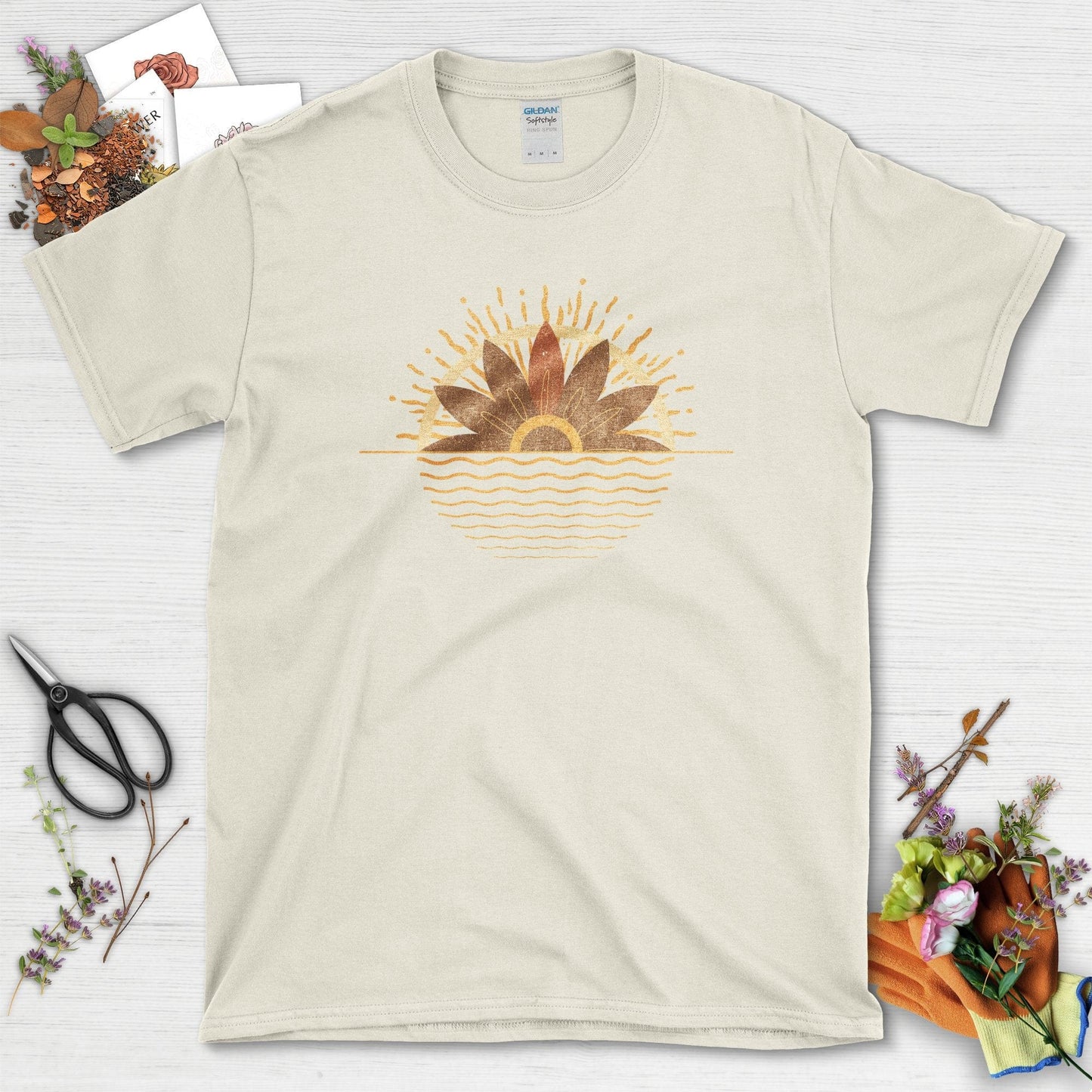 Radiant Sunflower Garden T-Shirt