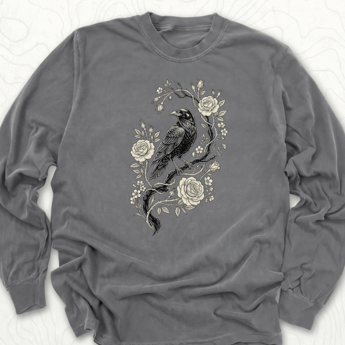 Raven Roses LS T-shirt
