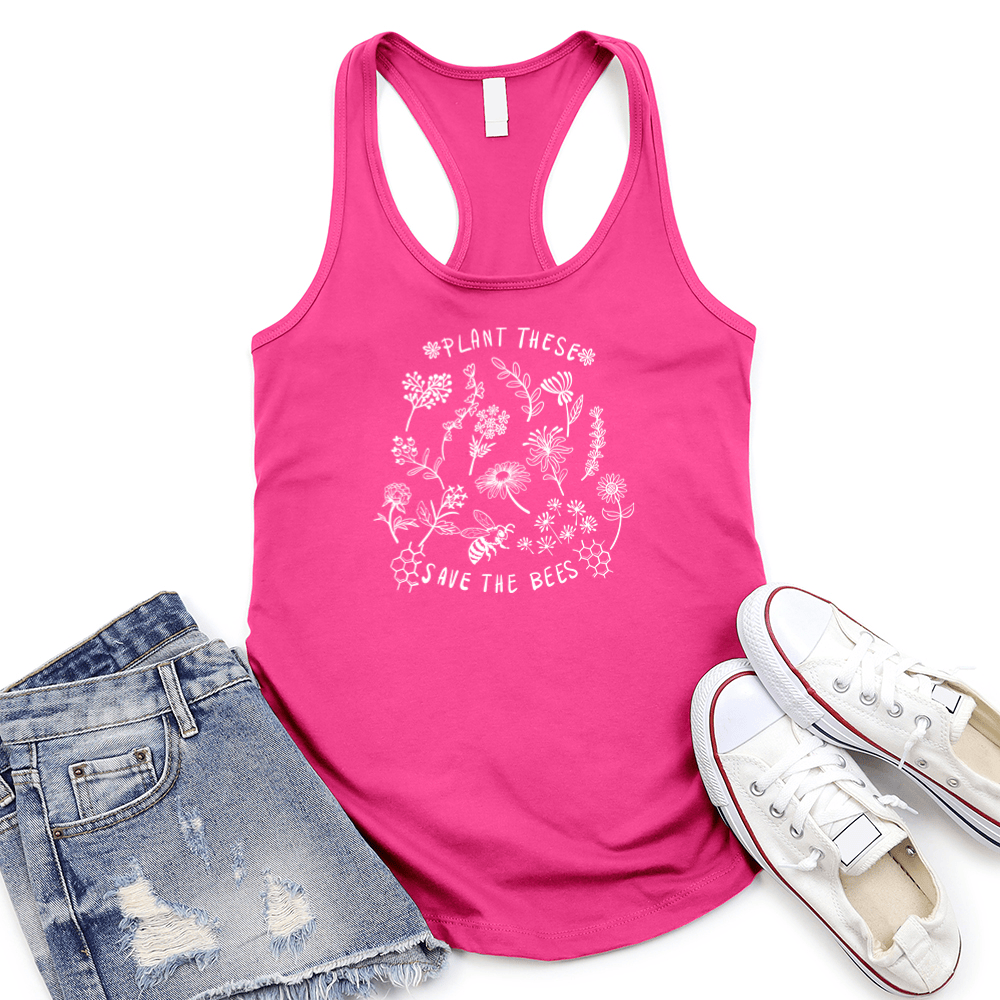 Save The Bees Women's Racerback Tank Top