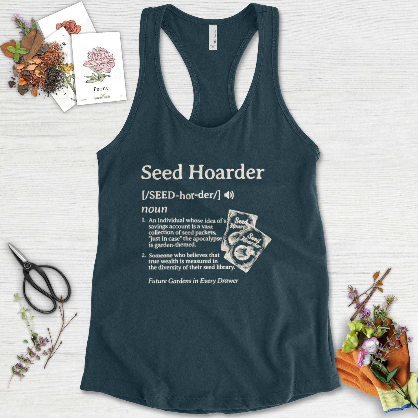 Seed Hoarder Definition Racerback