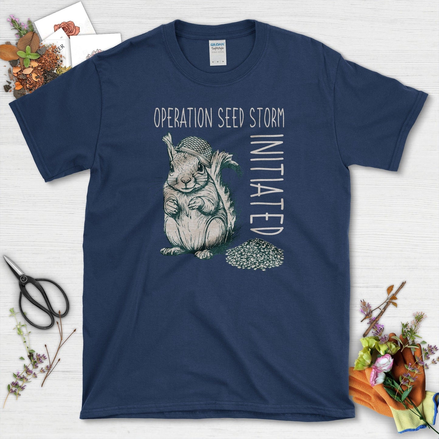Seed Storm Squirrel T-Shirt
