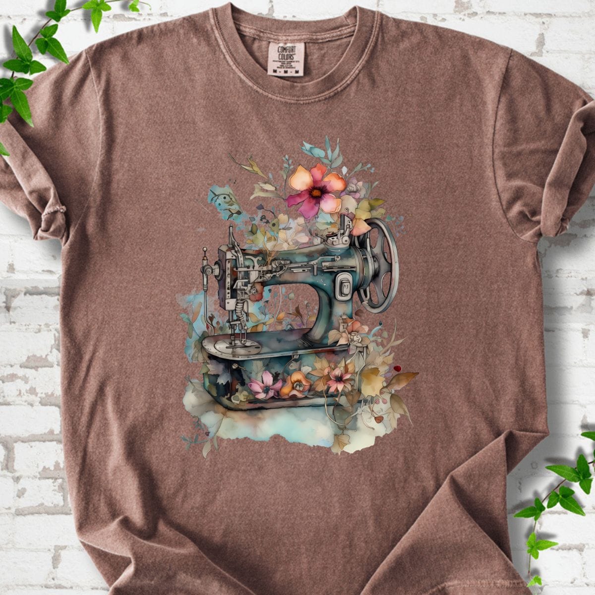 Sewing and Flowers Art T-Shirt