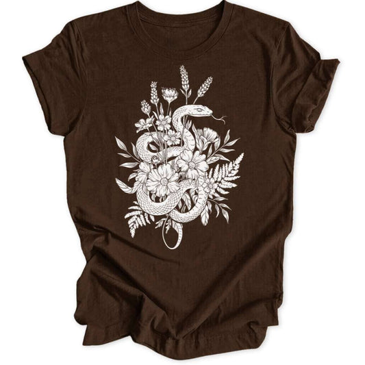 Snake Flowers Unisex T-Shirt