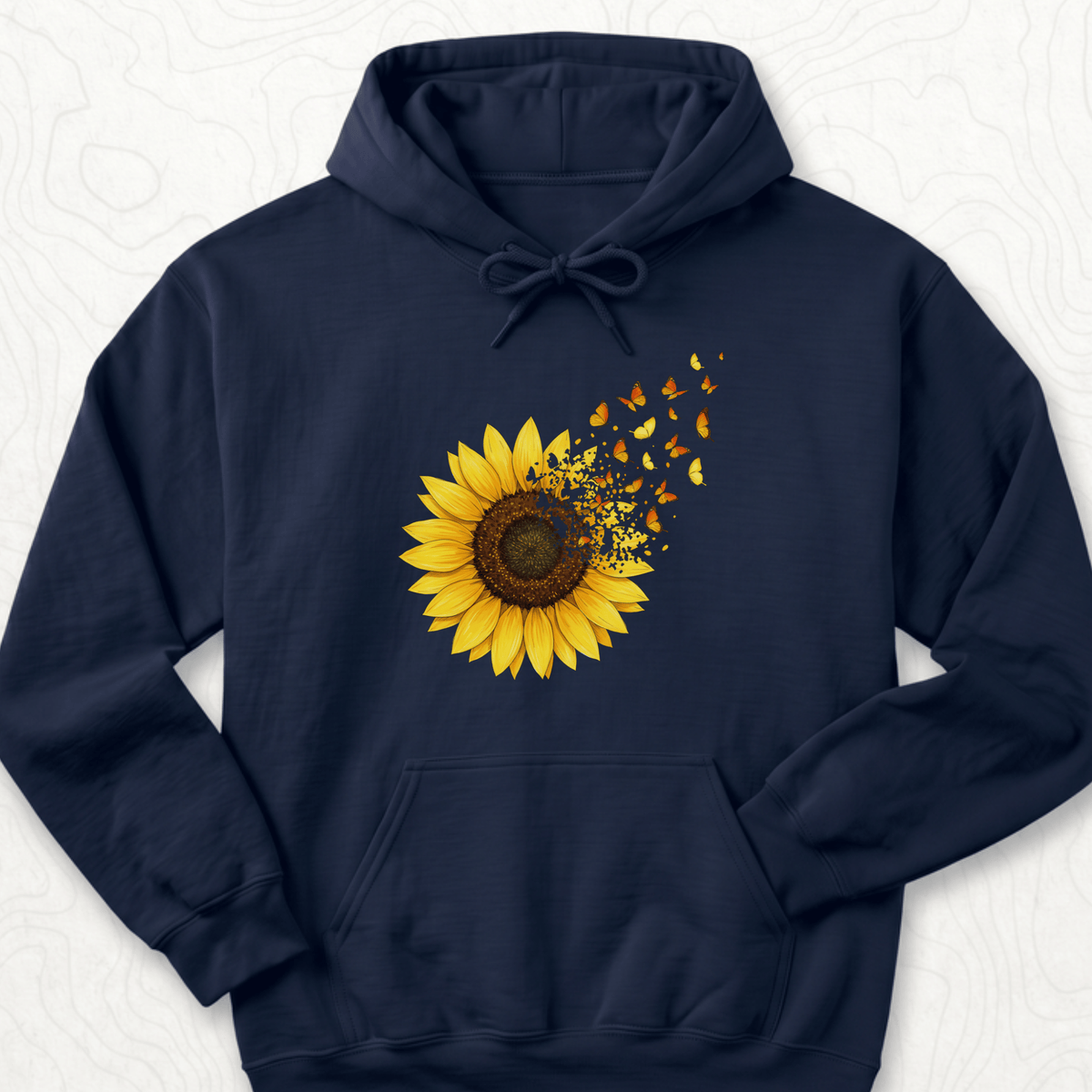 Sunflower Butterflies Hoodie