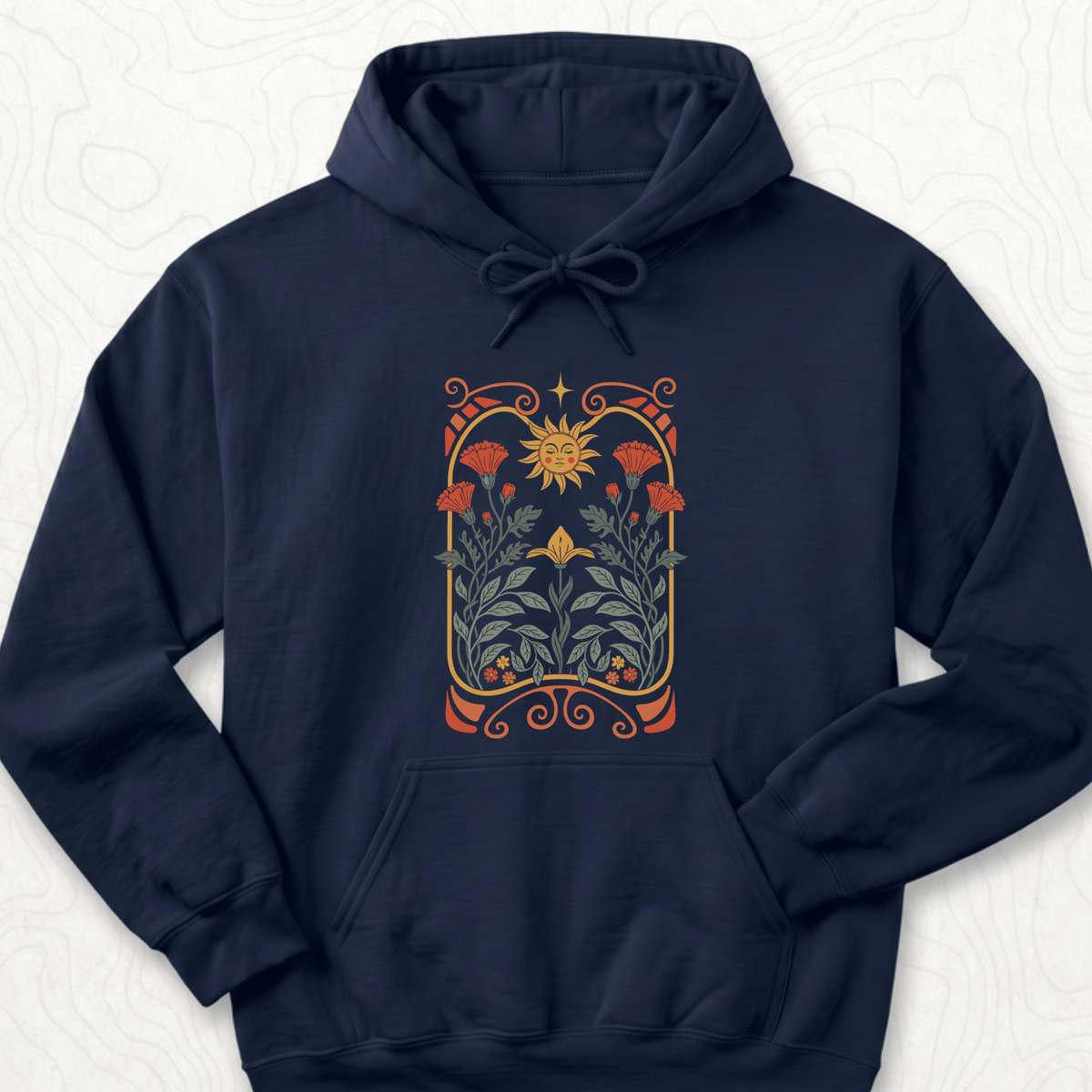 Sunflower Floral Hoodie