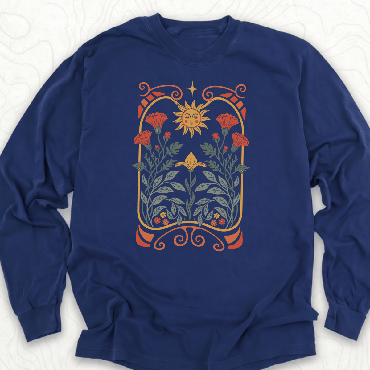 Sunflower Floral LS T-shirt