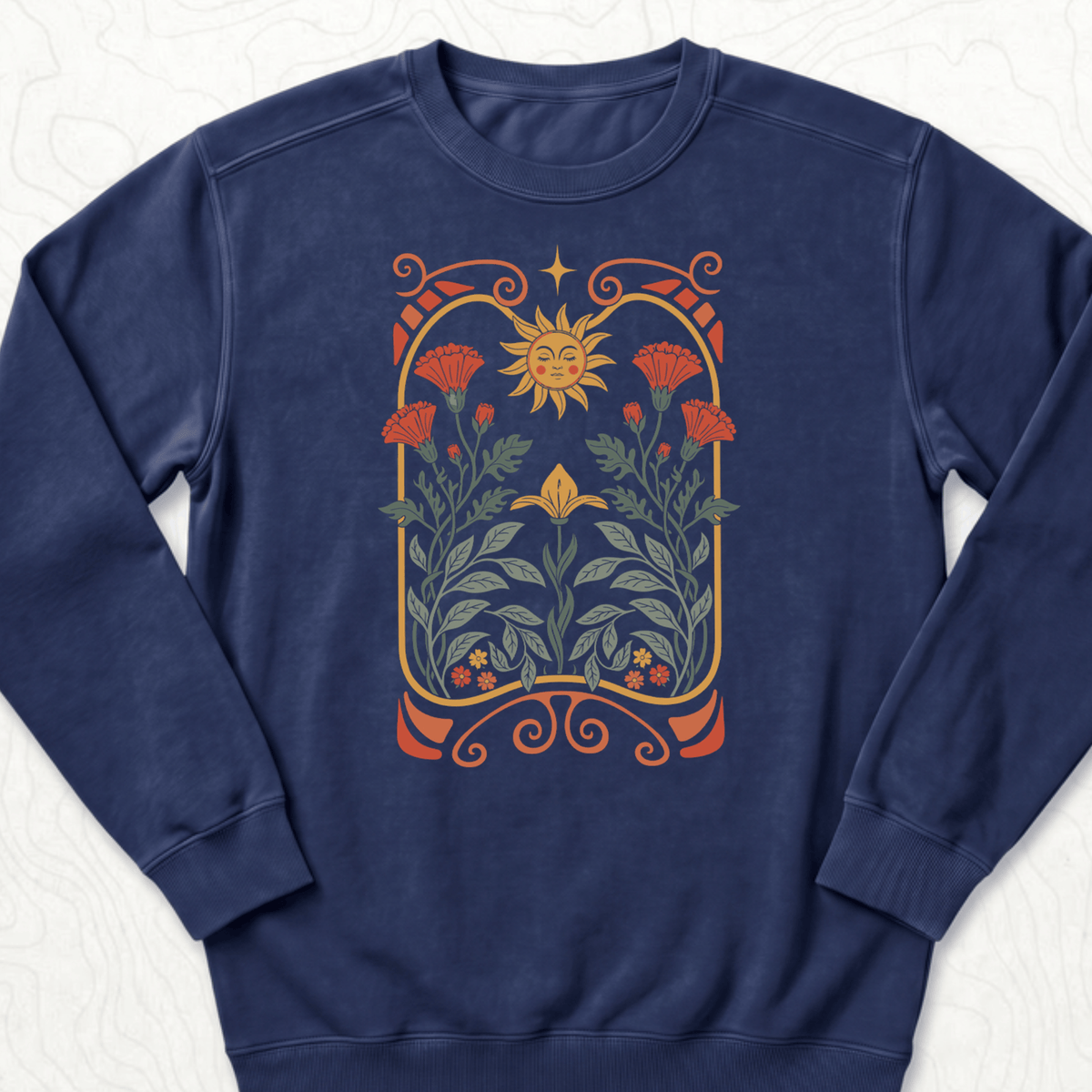 Sunflower Floral Sweatshirt