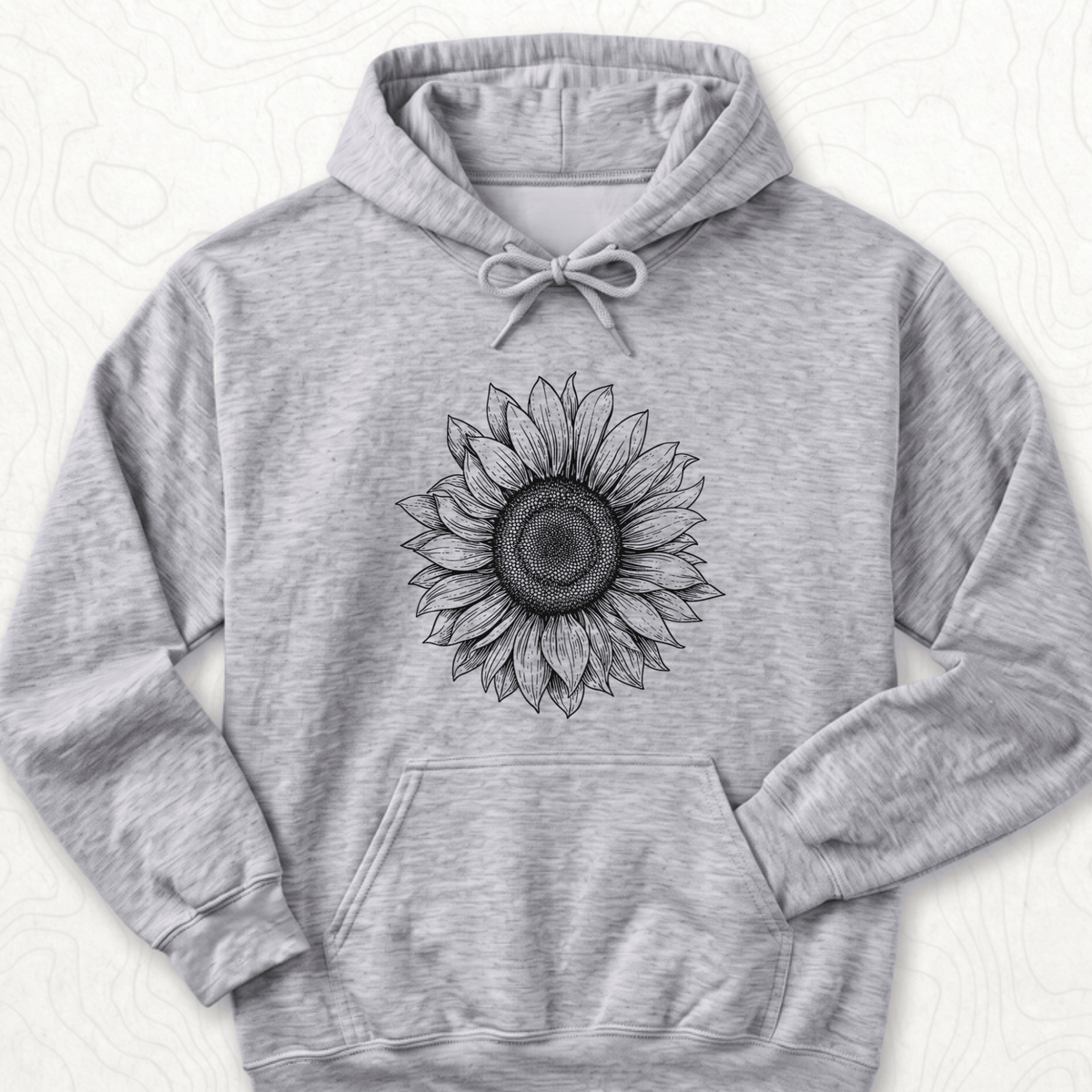 Sunflower Sketch Hoodie