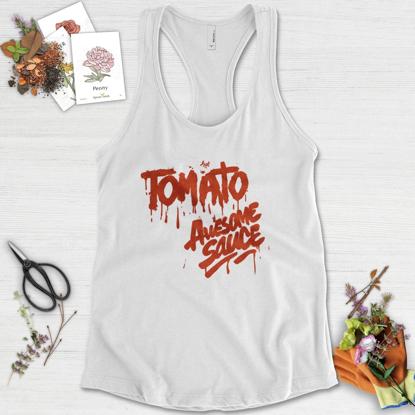 Tomato Awesome Sauce Racerback