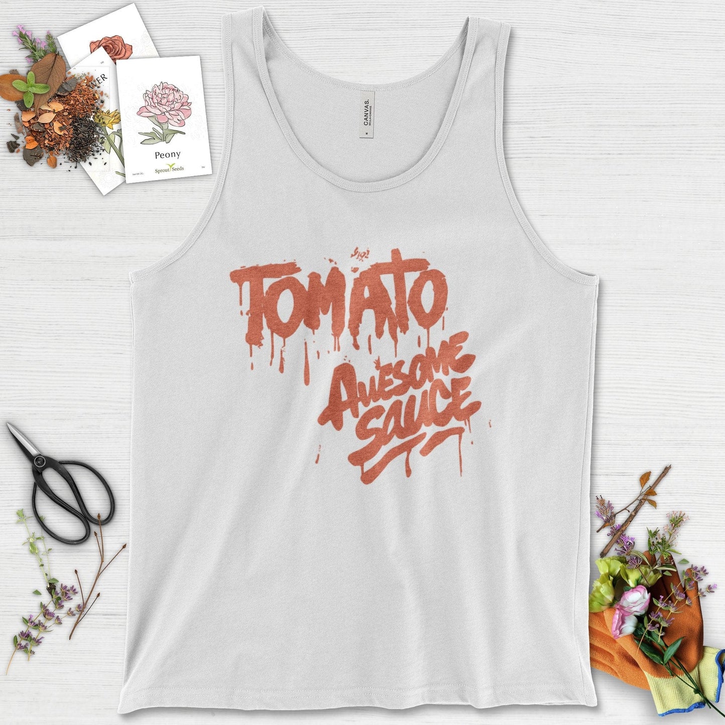 Tomato Awesome Sauce Tank Top