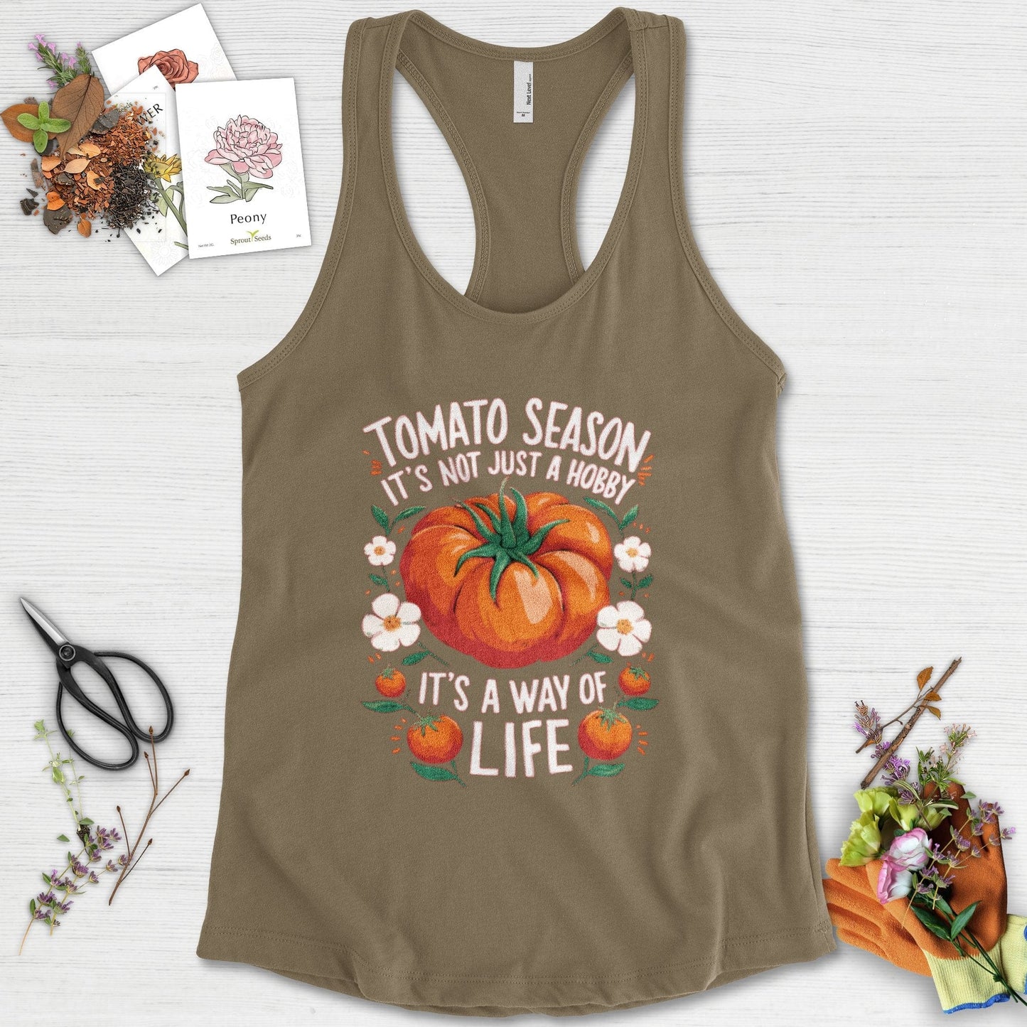 Tomato Season Way of Life Racerback